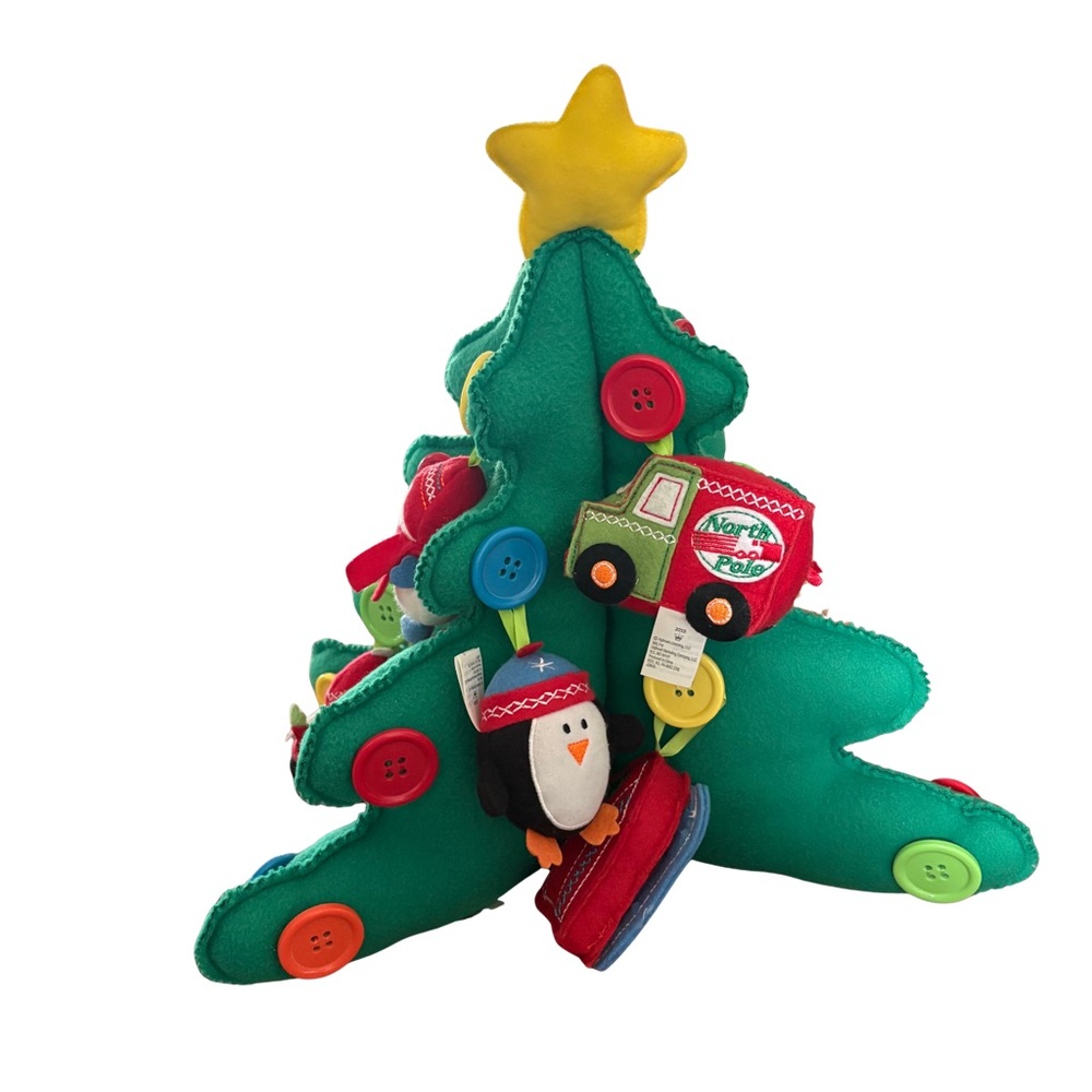 Hallmark • “Keepsake Kids” Felt Tree (2015) +‎ 8 Plush Ornaments
